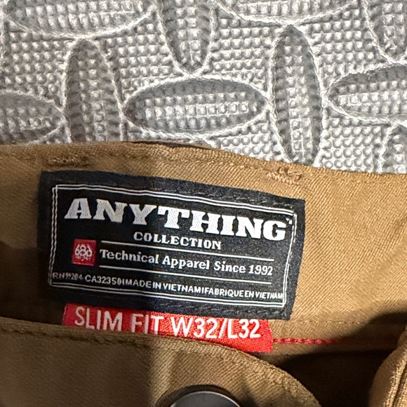 686 Tan Cargo Pants for Men - Picture 2 of 2